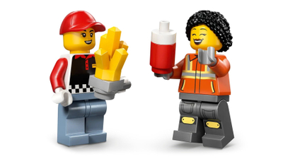 Set LEGO City French Fries Van 60488, furgon fast food, për fëmijë
