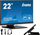 Monitor me prekje Iiyama ProLite T2254MSC, 22", Full HD, i zi