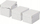 Set kuti ruajtje Esselte Home Storage and Gift Box Small 628280, set 3 copë, të bardha