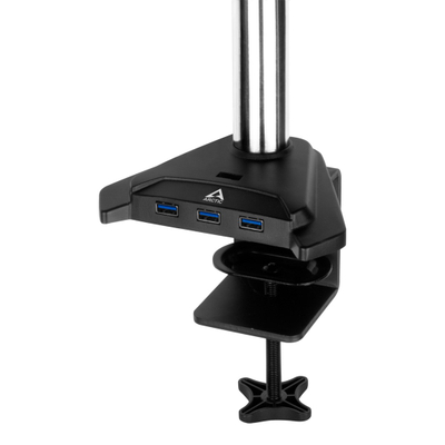 Krah montimi për dy monitorë Arctic Z2 Pro, 34", VESA 75/100, 15 kg, USB 3.0, i zi