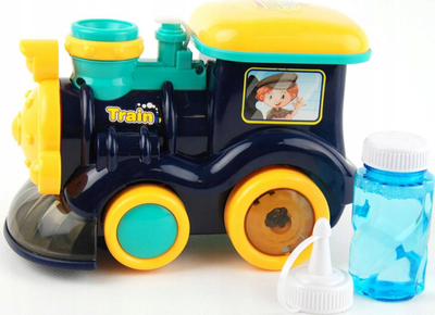Lodër tren me flluska Trifox Cartoon Train, drita dhe muzikë, shumëngjyrësh
