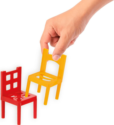 Lojë tavoline Grafix Balance Chairs Pocket Edition, 24 karrige, për 2-4 veta, me ngjyra