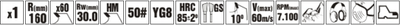 Disk prerës për dru Art-Pol 42166-30, 160 x 30 mm, 51-60 dhëmbë