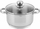 Tenxhere çeliku Zilner ZL-7307, 6.1L, 24cm, fund 9 shtresa