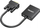 Adapter Unitek nga VGA në HDMI, Full HD, 15cm, i zi