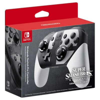 Kontrollor Nintendo Switch Pro, Super Smash Bros Edition, me kabllo, i bardhë