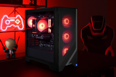 Компјутер Actina, AMD Ryzen 5 7600, 32GB RAM, 1TB SSD, GeForce RTX 4070 SUPER, црн