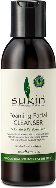 Xhel pastrues për fytyrë Sukin Foaming Facial Cleanser, 125ml