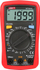 Multimetër dixhital UNI-T UT131C, ekran LCD, me matje temperature, i kuq