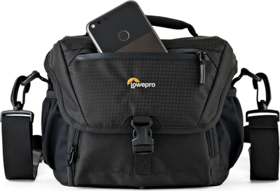 Фотографска торба Lowepro Nova 160 AW II, за DSLR, отпорна на дожд, црна