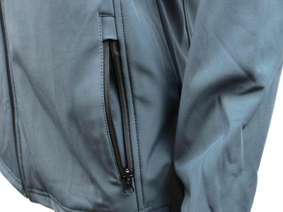 Xhaketë softshell pa firmë, përmasë S, që s’e zë uji, e zezë