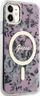 Kapak telefoni Guess GUHMN61HCFWSP për iPhone 11 / XR, Flower MagSafe, rozë