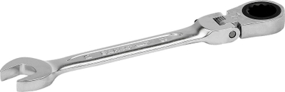Çelës reth i Bahco Ratchet Spanner, 13mm, dyansh, krom i argjendtë