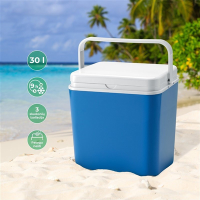 Frigorifer turistik Sourcing Passive Cool Box Outliner, 30L, pa rrymë, blu