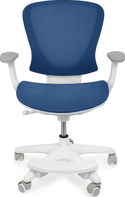 Karrige për kalamaj Spacetronik SPC-XD02N, ergonomike, me rrota, blu me të bardhë