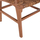 Karrige ngrënieje druri teak & ulëse rush Walnut-Beige 54×58.5×86.5 cm (HM9400.01), bezhë