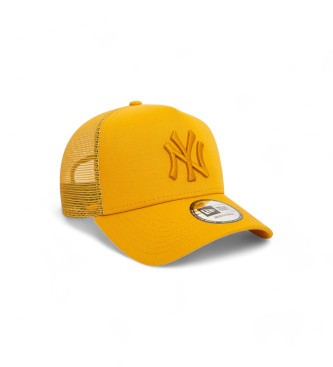 Kapele New Era 9FORTY E Frame Trucker New York Yankees, rrjetë, e verdhë e errët
