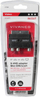 Adapter Vivanco 47048 SCART në 3x RCA Mini DIN, IN/OUT, i zi