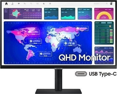 Monitor Samsung LS27A60PUUUXEN, 27", QHD 2560 x 1440, i zi