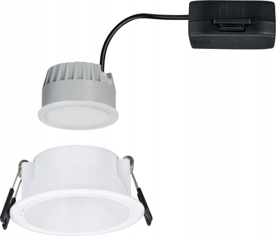 Spot LED i futur Paulmann Cole Coin, 6W 470lm, IP44, i bardhë