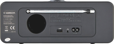Radio hibride Albrecht DR 884, Internet Radio DAB+ FM, e zezë