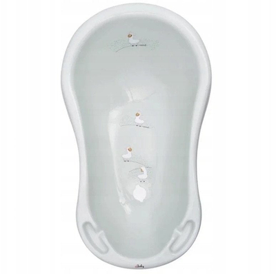 Vaskë për bebe Maltex Lama Minimal, 84cm, me prizë shkarkimi, jeshile sage