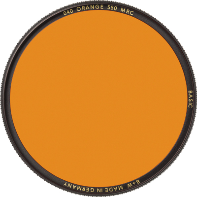 Filter fotografik B+W Basic 040M MRC, 72mm, Orange 550