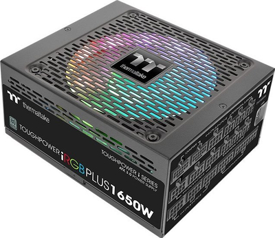 Burim energjie Thermaltake Toughpower iRGB PLUS Titanium PS-TPI-1650F3FDTE-1 ATX 3.0, 1650W