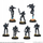 Zgjerim loje tavoline Atomic Mass Games Star Wars Legion Imperial Dark Troopers, 7 miniatura plastike, për 2 lojtarë, i zi