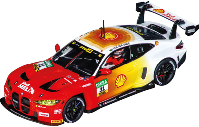 Makinë gare slot BMW M4 GT3 Schubert Motorsport No.31, shkalla 1:32, për pista DIGITAL 132, e kuqe e bardhë