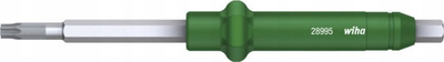 Teh kaçavide Wiha Workshop Internal TORX T5, 130mm, për kaçavidet dinamometrike Wiha Torque, i gjelbër