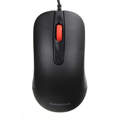 Maus Omega OM0520B, me kabllo, 1000DPI, i zi
