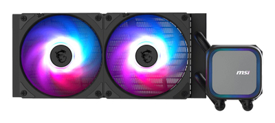 Ftohës likuid për procesor MSI MAG Coreliquid A13 240, radiator 240 mm, 2x 12 cm, i zi