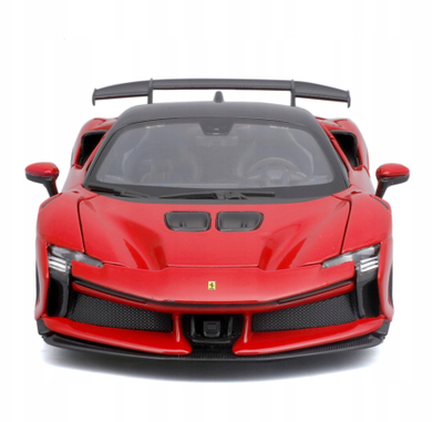 Maket makine Ferrari SF90 XX Stradale, shkalla 1:24, sportiv, i kuq