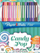 Set stilolapsa me majë fibre Paper Mate Flair Candy Pop, 16 copë, majë mesatare, shumëngjyrëshe