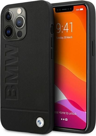 Këllëf telefoni BMW BMHCP13XSLLBK, për iPhone 13 Pro Max 6.7", hardcase, i zi