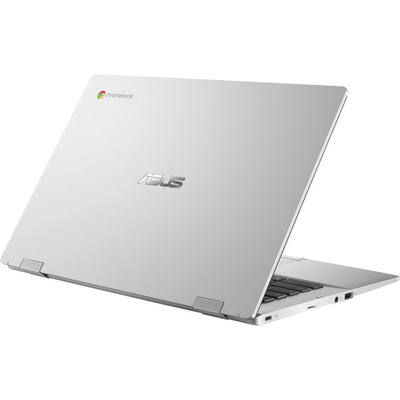Лаптоп Asus Chromebook CX1, 14\", 4 GB RAM, 64 GB SSD, Intel Celeron N3350, Intel HD Graphics 500, сребрен