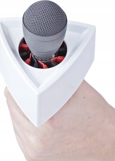 Flamur mikrofoni Rycote Single Triangular, trekëndsh, i bardhë