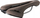 Shalë biçiklete Selle Italia FLITE Boost Gravel TI 316 Superflow S3, titanium, e zezë