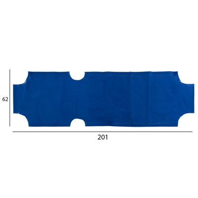 Mbulesë zëvendësuese shezlloni HM HM5072.01, PVC Textiline, 201x62 cm, blu