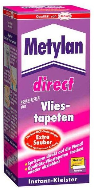 Лепак за тапети Metylan Direct, 200g, за флис тапети, виолетов