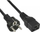 Kabllo rryme InLine 16658H, 16A, 0.5m, e zezë