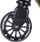 Trotinet freestyle Tempish Ventus Rainbow, rrota 100 mm 85A, platformë rainbow, i zi