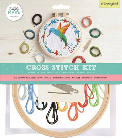 Set kreativ për qëndisje DLAPRINT DSM-106182 Cross Stitch Hummingbird