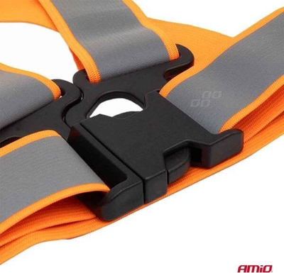 Jeletë reflektuese AMiO 03939, siguri EN ISO 13688, portokalli