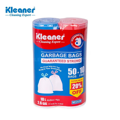 Qese plehrash 10L 2/1 60 copë . KLEANER