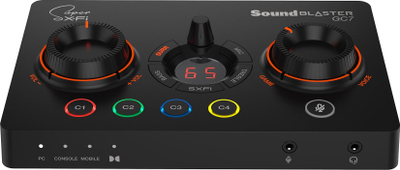 Kарта за звук Creative Sound Blaster GC7, надворешна, 24 bit 192 kHz, црна