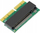Adapter memorie RAM Mini PCIe në mPCIe, 52 pin, jeshil
