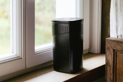 Avullues ajri Ruhhy Mini, pajisje elektrike, depozitë uji transparente, i zi