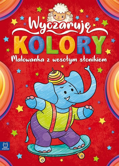 Wyczaruje kolory. Malowanka z wesolym slonikiem